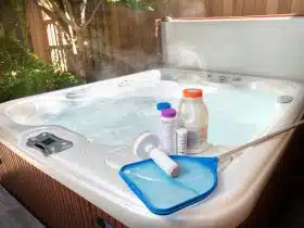 Produits chimiques pour entretien d'un spa